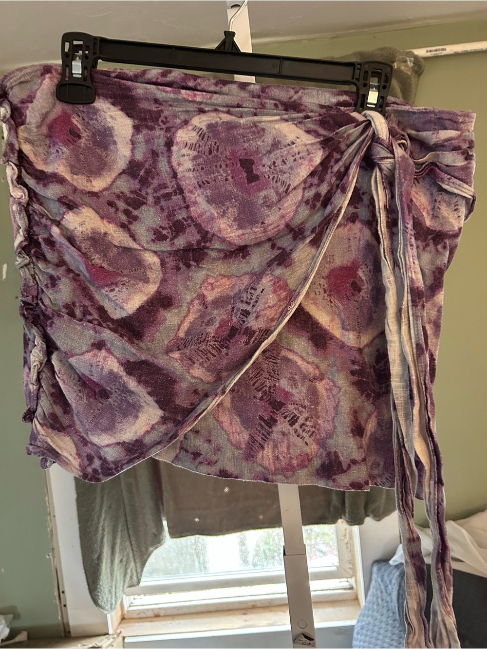 Free People Purple Wrap Skirt